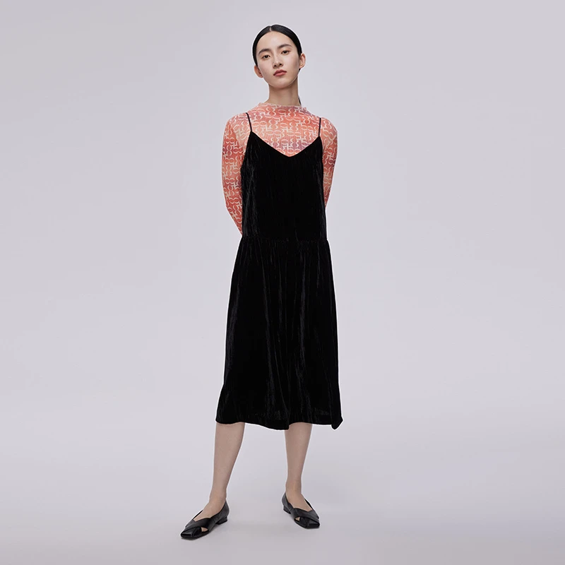 【达人专属现货】播复古显瘦连衣裙 BDQ1LD0635