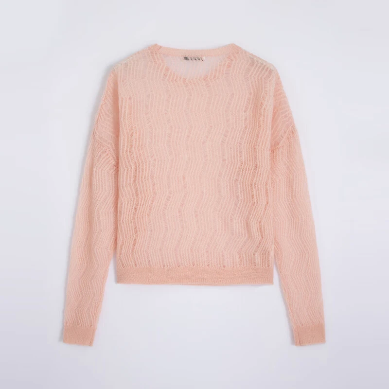 【达人专属现货】播2022冬百搭针织毛衫女风感波粒BDP9SD9846