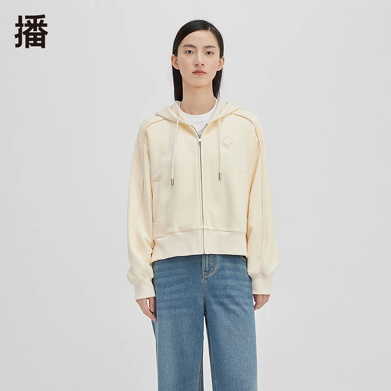 【达人专属现货】播宽松百搭休闲抽绳户外长袖连帽卫衣DDQ4VD5453
