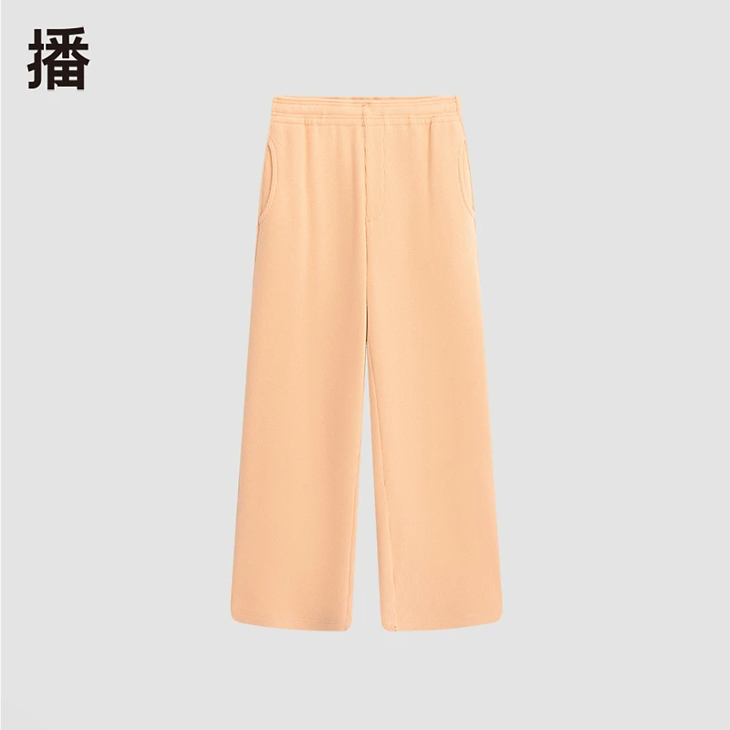 【达人专属】播裤子格子裤雪纺阔腿裤百搭舒适时尚BDQ4KD0885