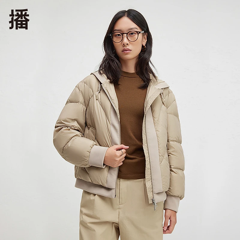 【达人专属】播侧面斜插口袋羽绒服DDR4RD5118