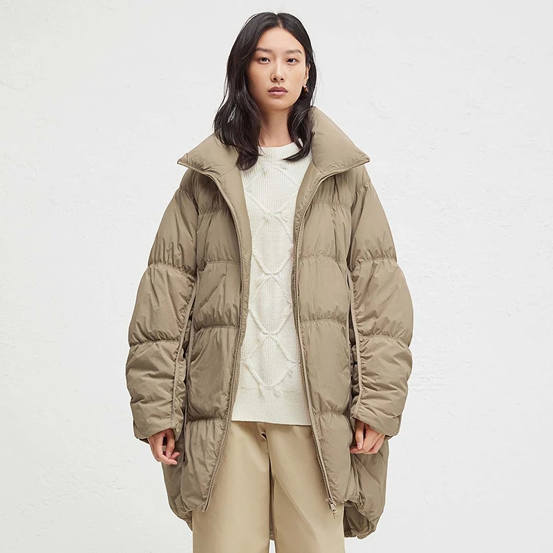 【达人专属】播温暖舒适半高立领羽绒服DDR4RD5077