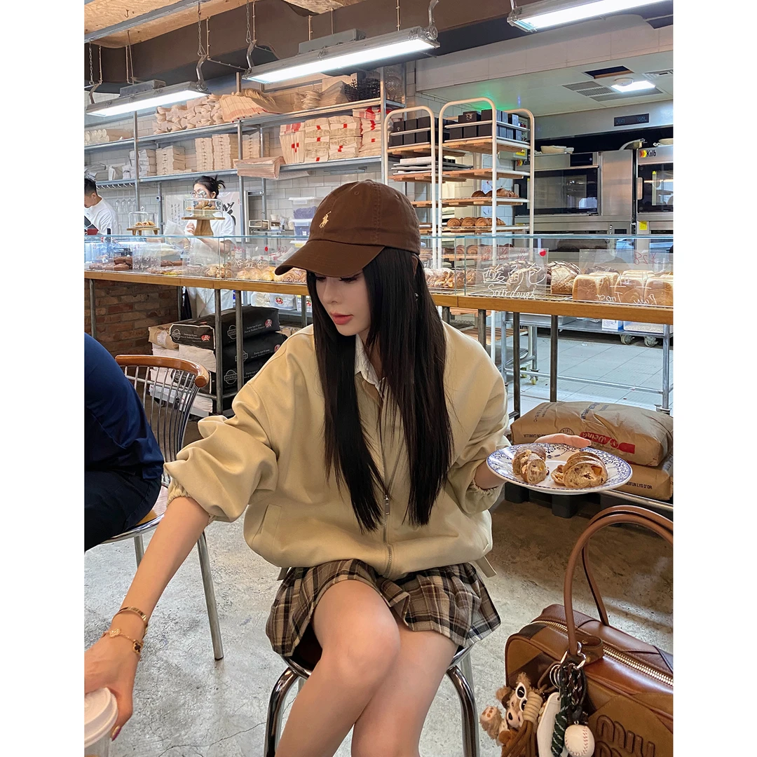 MINISTUDIO徐琳「oldmoney」随性休闲感老钱风阔版夹克x240356