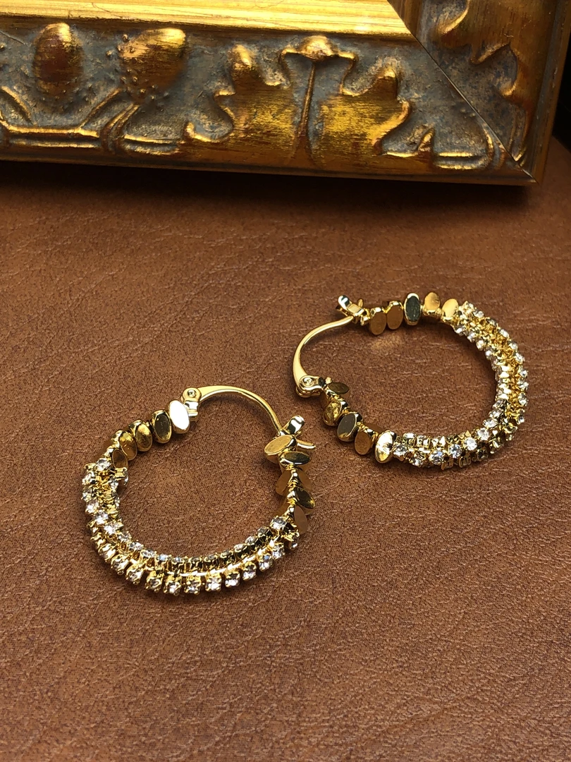 铜合金耳饰 925银针 A0022 IT★【浮光风铃】 莱茵 贝加碎银系列耳饰