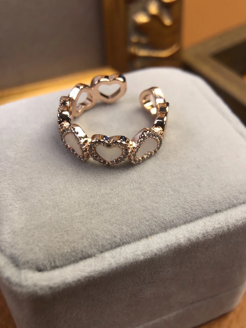 铜合金戒指 E2314 FR★【紫霞连心】戒指