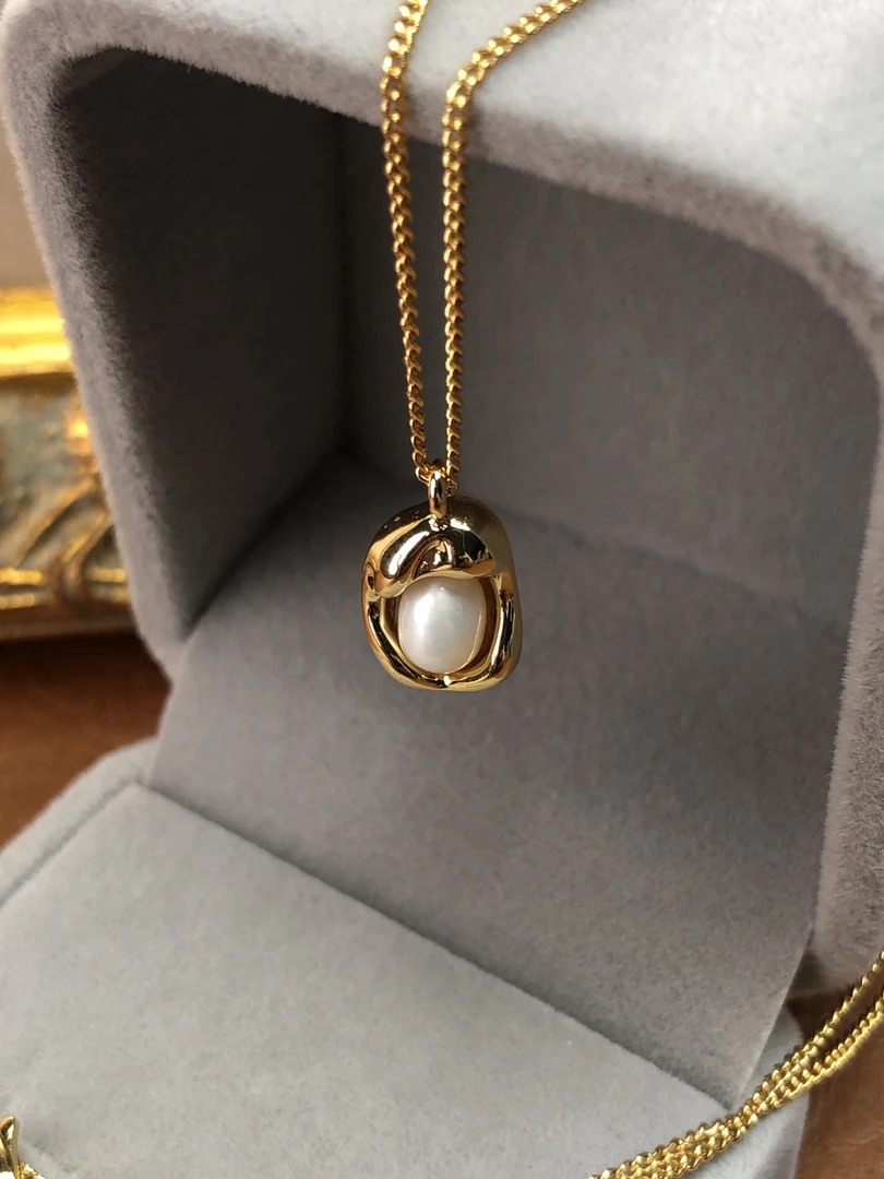 铜合金项链 C3110 IT★【维纳斯豌豆】时装周限定 中古项链