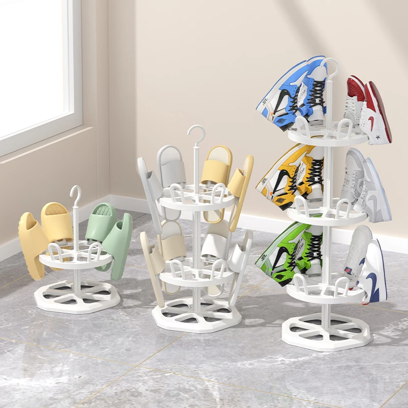 晾鞋架室外家用折叠晒鞋架子晾晒鞋架落地可旋转挂拖鞋晒鞋子神器