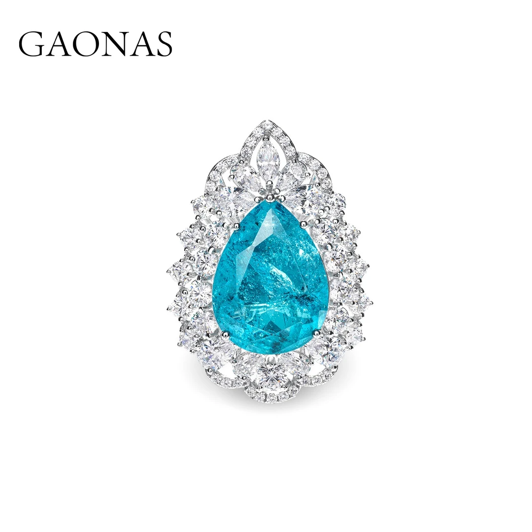 GAONAS 925银合成锆石戒指 高纳仕 仲夏夜帕拉两用款戒PLJ043270