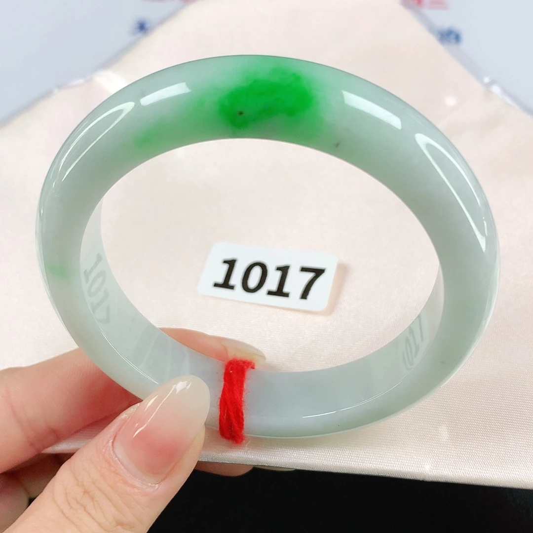 翡翠手镯未镶嵌1017翡翠