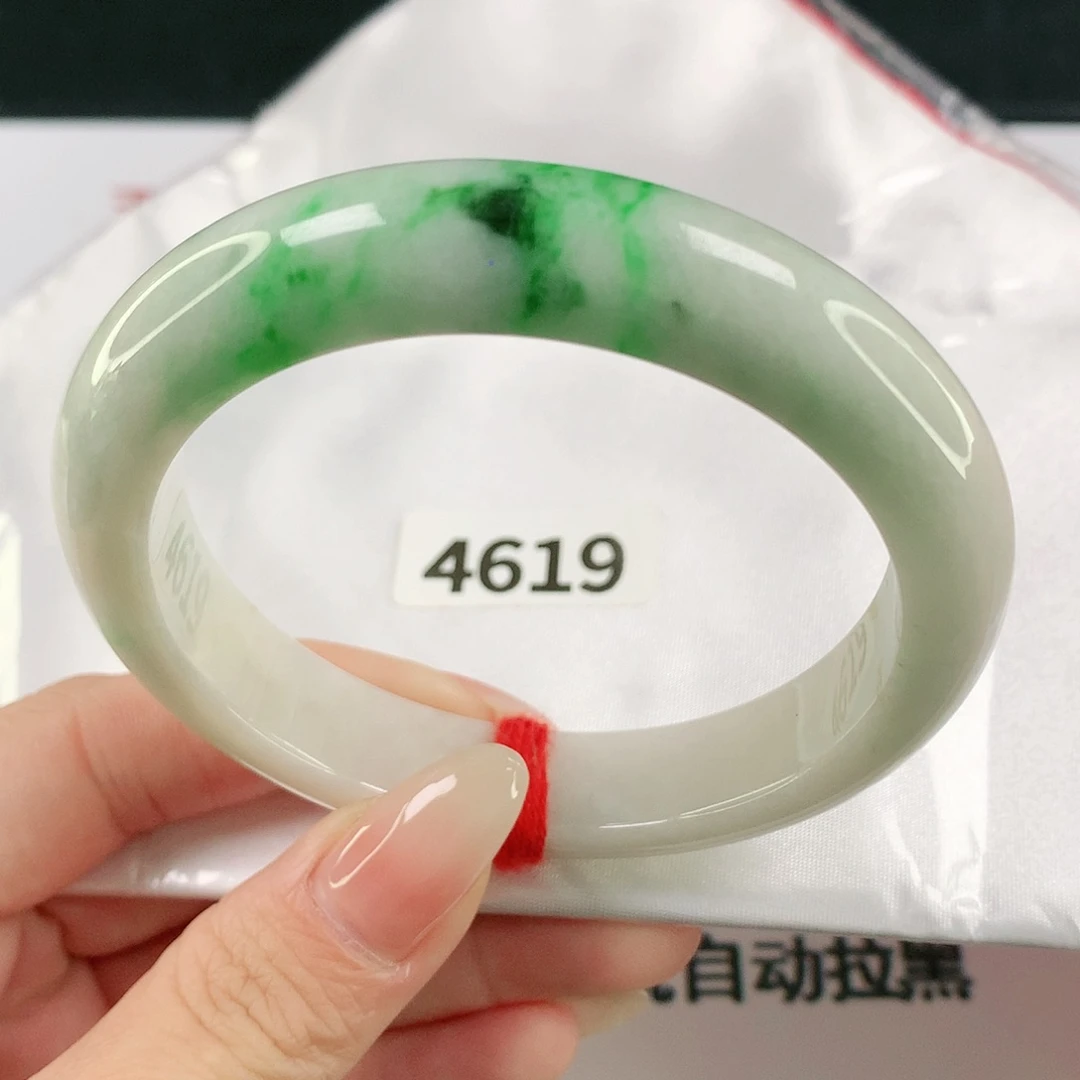 翡翠手镯未镶嵌4619翡翠