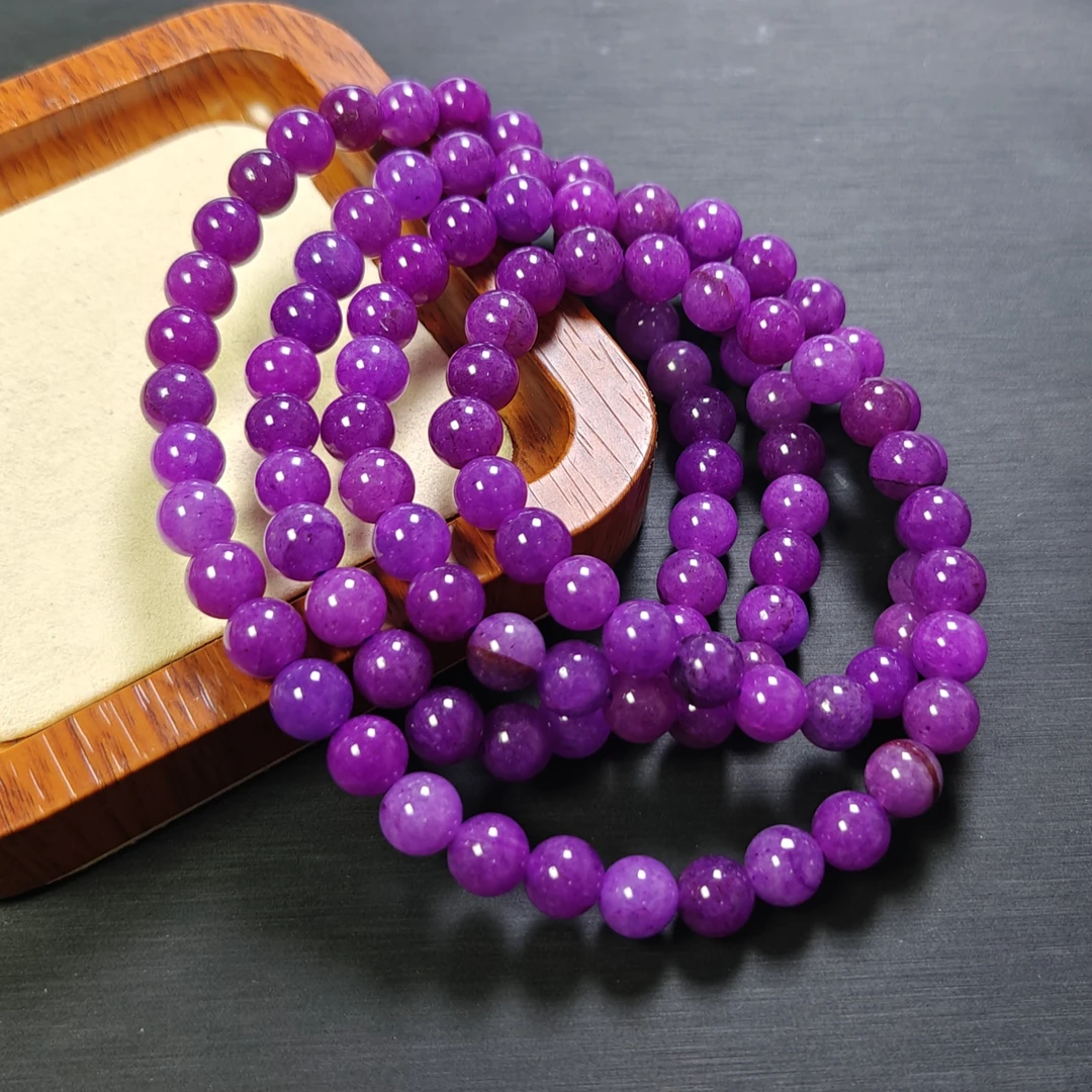 [停业清货]紫俱来妖孽紫8m108佛珠-095-多样性发一