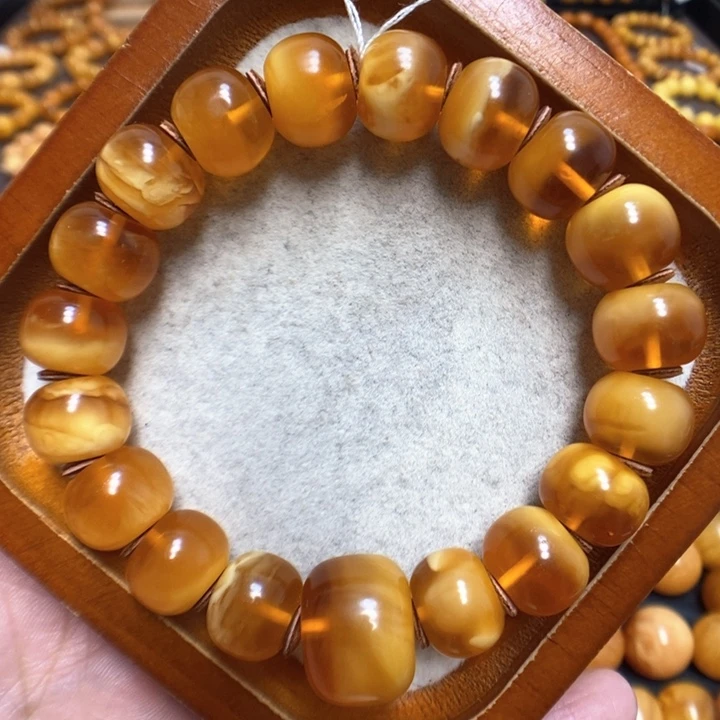 蜜蜡手串未镶嵌蜜蜡