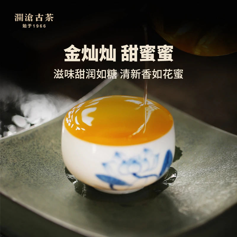 澜沧古茶2024年007芳砖普洱茶生/熟茶老茶砖茶100g春茶好茶