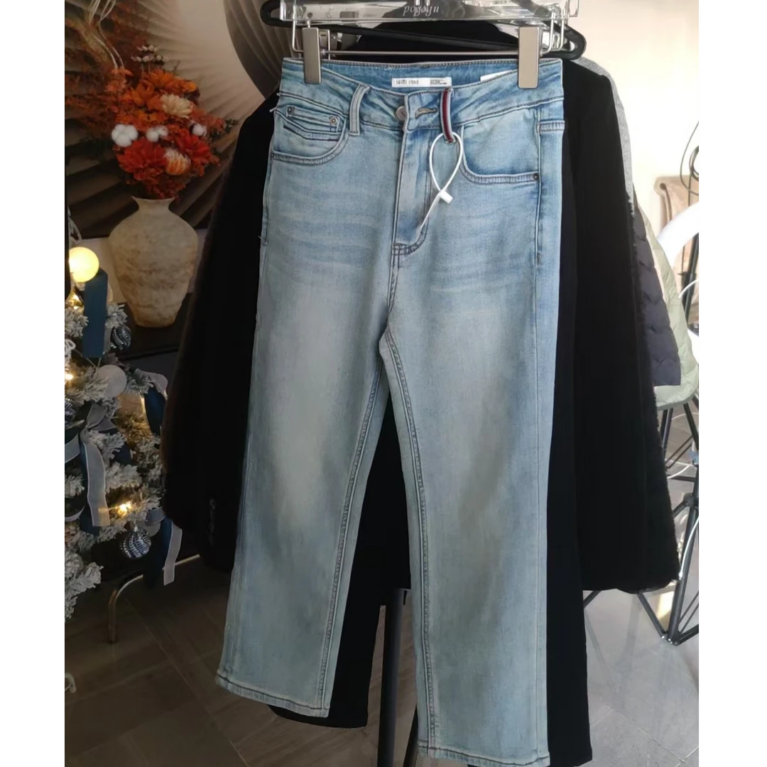 【PoGu】2024新款重工设计女士牛仔裤