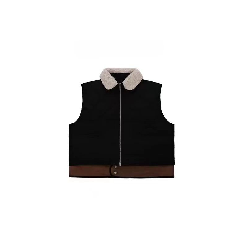 【PoGu】冬季新款气质可拆下摆卸女士马甲