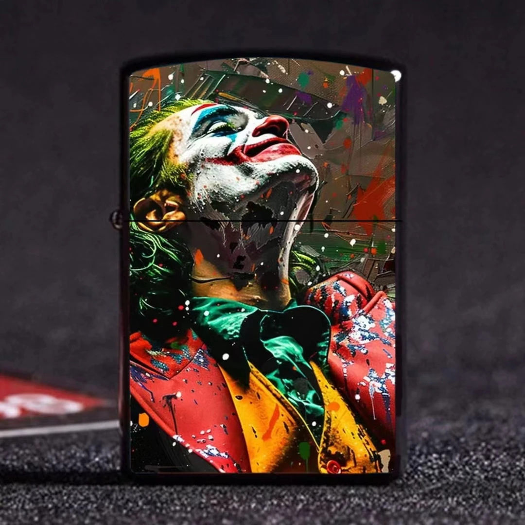 小丑金属煤油打火机丑爷老式防风煤油打火机时尚创意原装个性