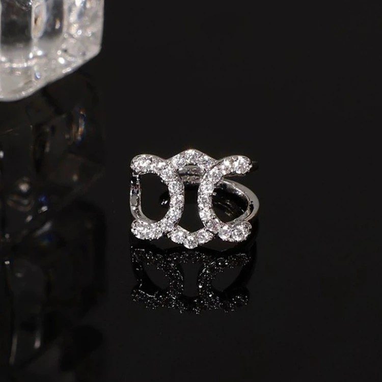 铜合金耳饰 轻奢小众耳骨夹无耳洞耳夹女新款高级感气质小众耳饰