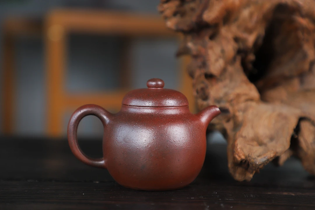 柴烧精品  小匏尊 原矿大红袍泥  170cc