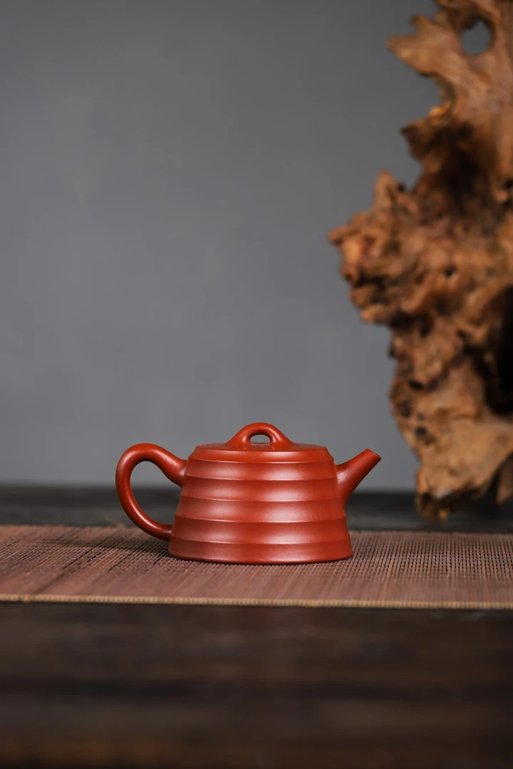 美盼汤宣武老师紫砂壶小容量美壶原矿大红袍红泥210cc茶具泡茶壶