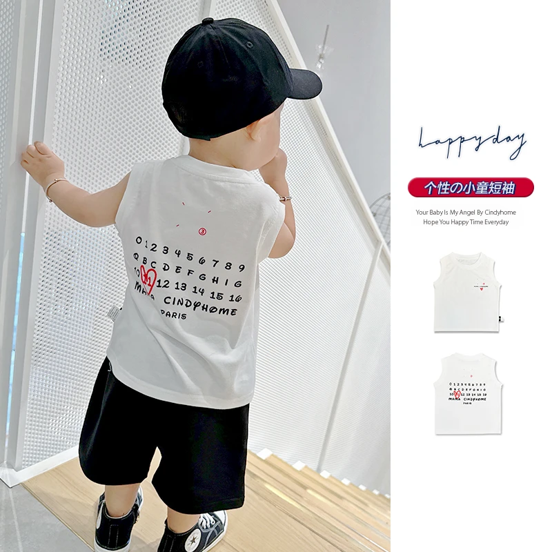 2025新款无袖背心设计感宝宝时尚轻奢百搭