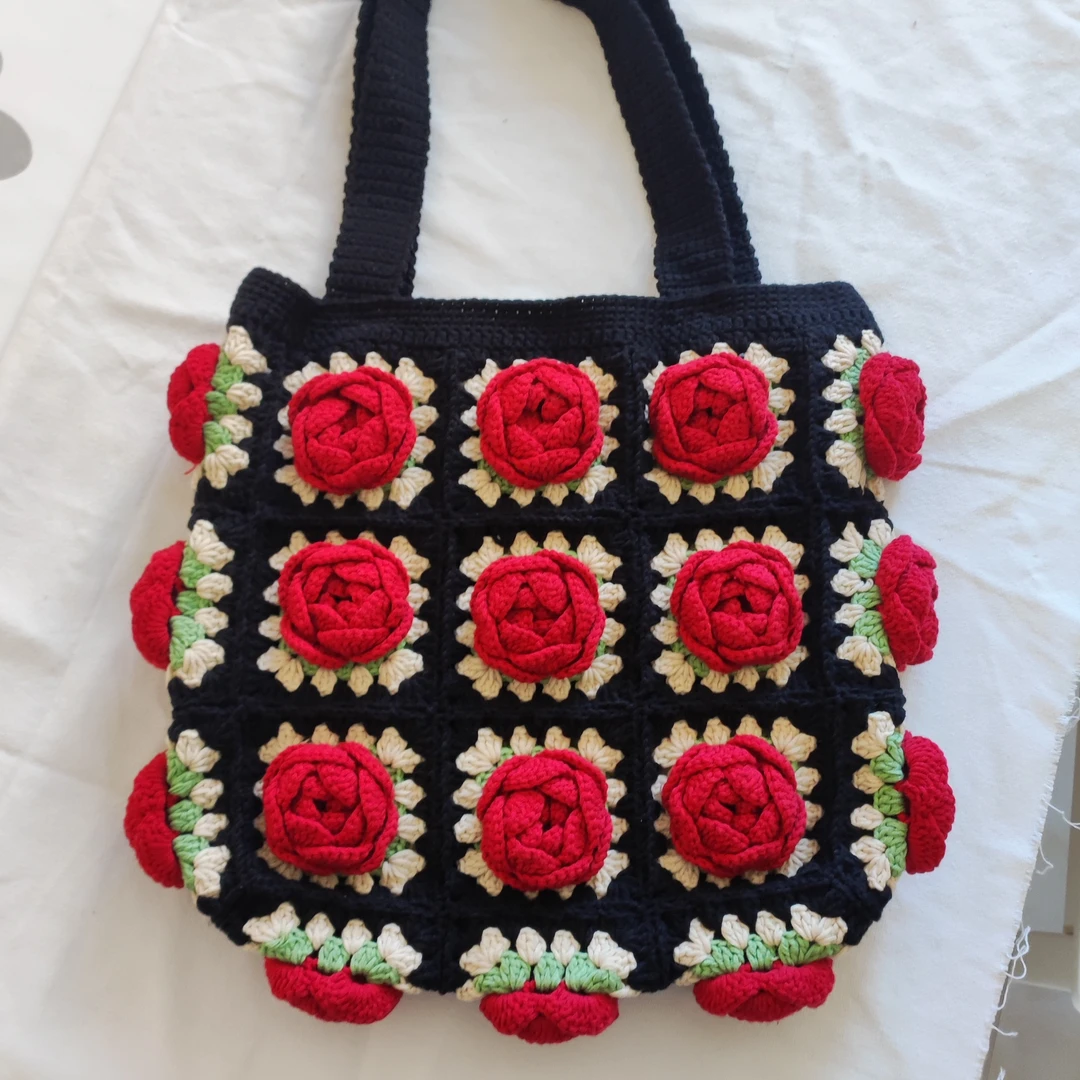 【成品】纯手工百搭网红时尚钩织单肩包托特手提包斜挎单肩腰包胸包