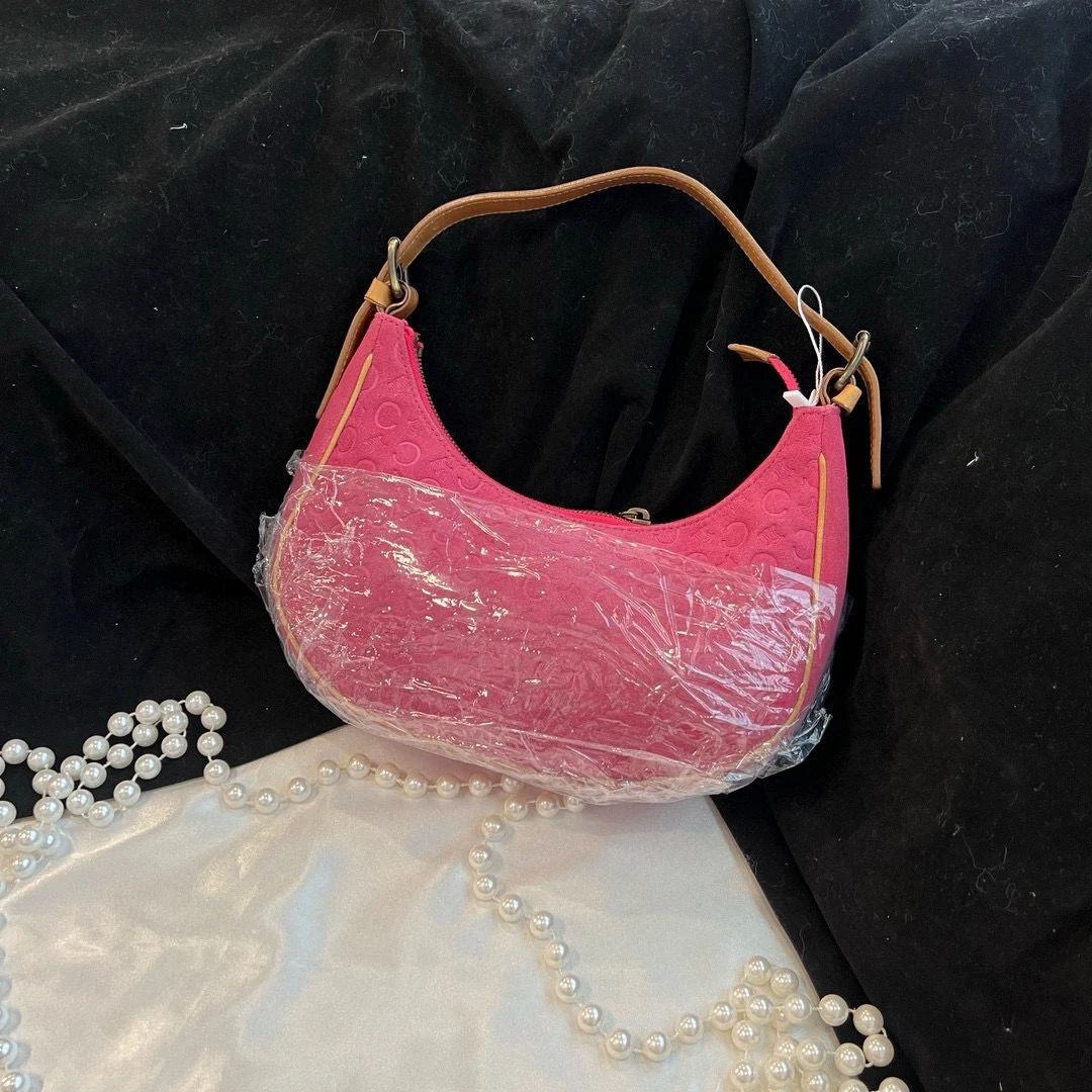 95新 Celine/思琳 celine 粉色hobo