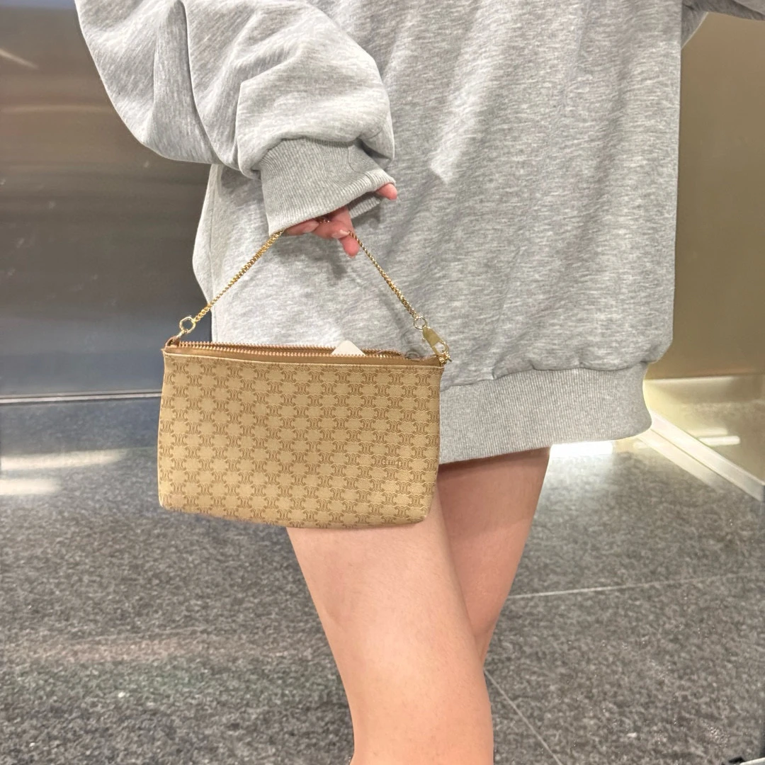 95新 Celine/思琳 celine老花手提包