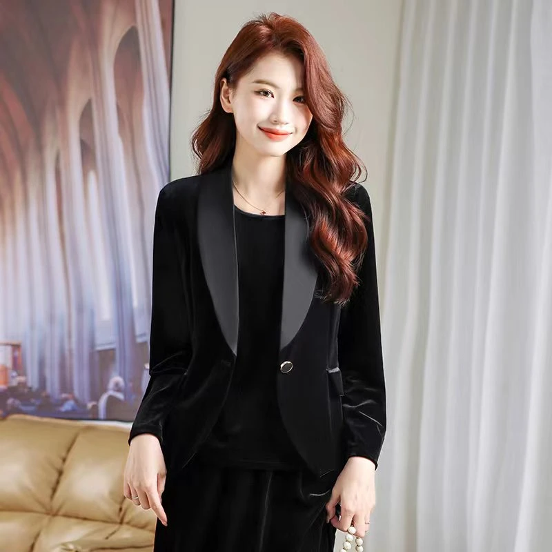 9966#时尚显瘦修身高端女人味休闲外套（xl5xl90170斤）