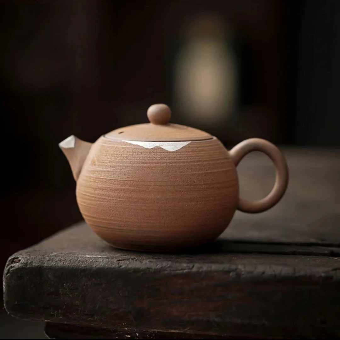 【有福器-原矿小西施壶】 复古老岩泥泡茶壶复古粗陶创意