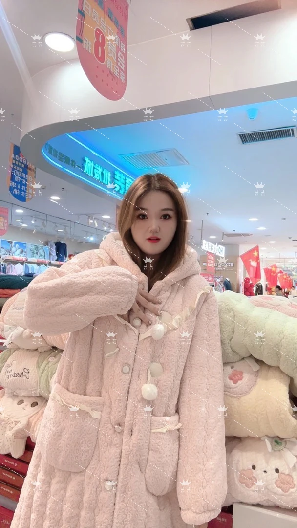 2024新版冬款三层加厚外穿家居服套装保暖时尚韩版儿童居家中长款