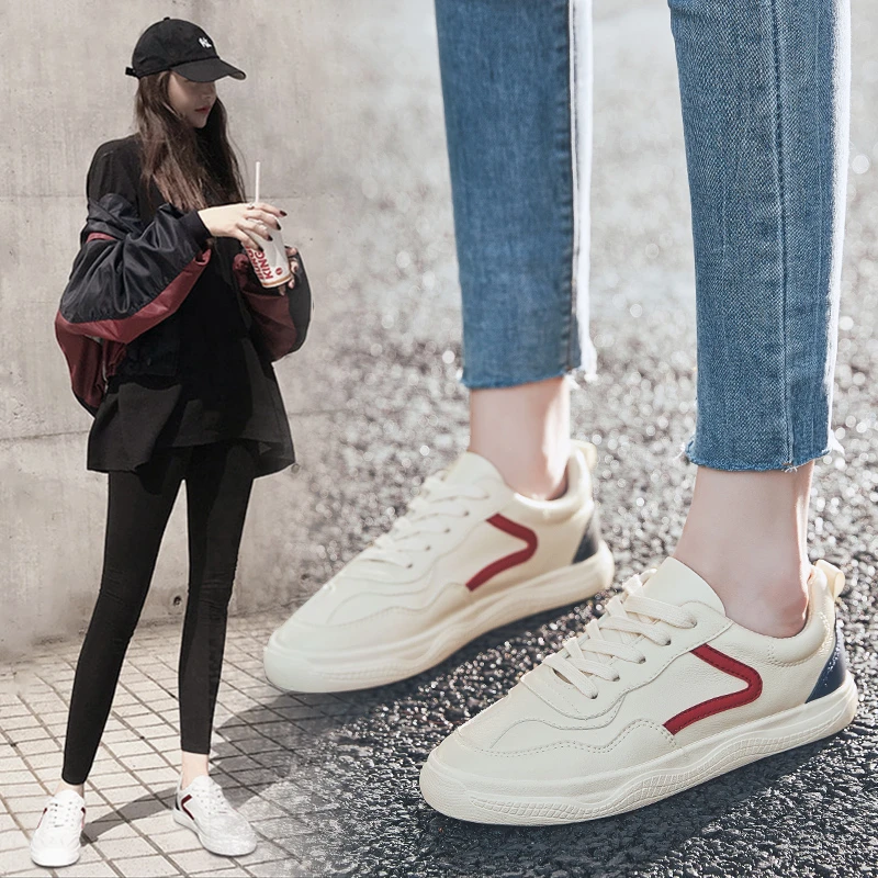 ZHR小白鞋2024秋季新款休闲鞋女运动鞋薄款百搭女鞋平底休闲鞋子