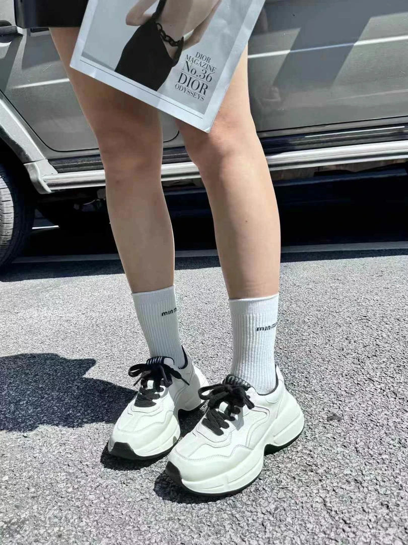 潮流百搭厚底老爹鞋女款轻便休闲运动鞋