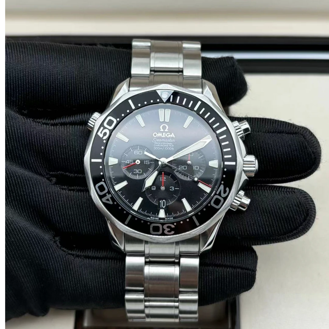 95新 Omega/欧米茄 海马系列/自动/41mm/公价38100