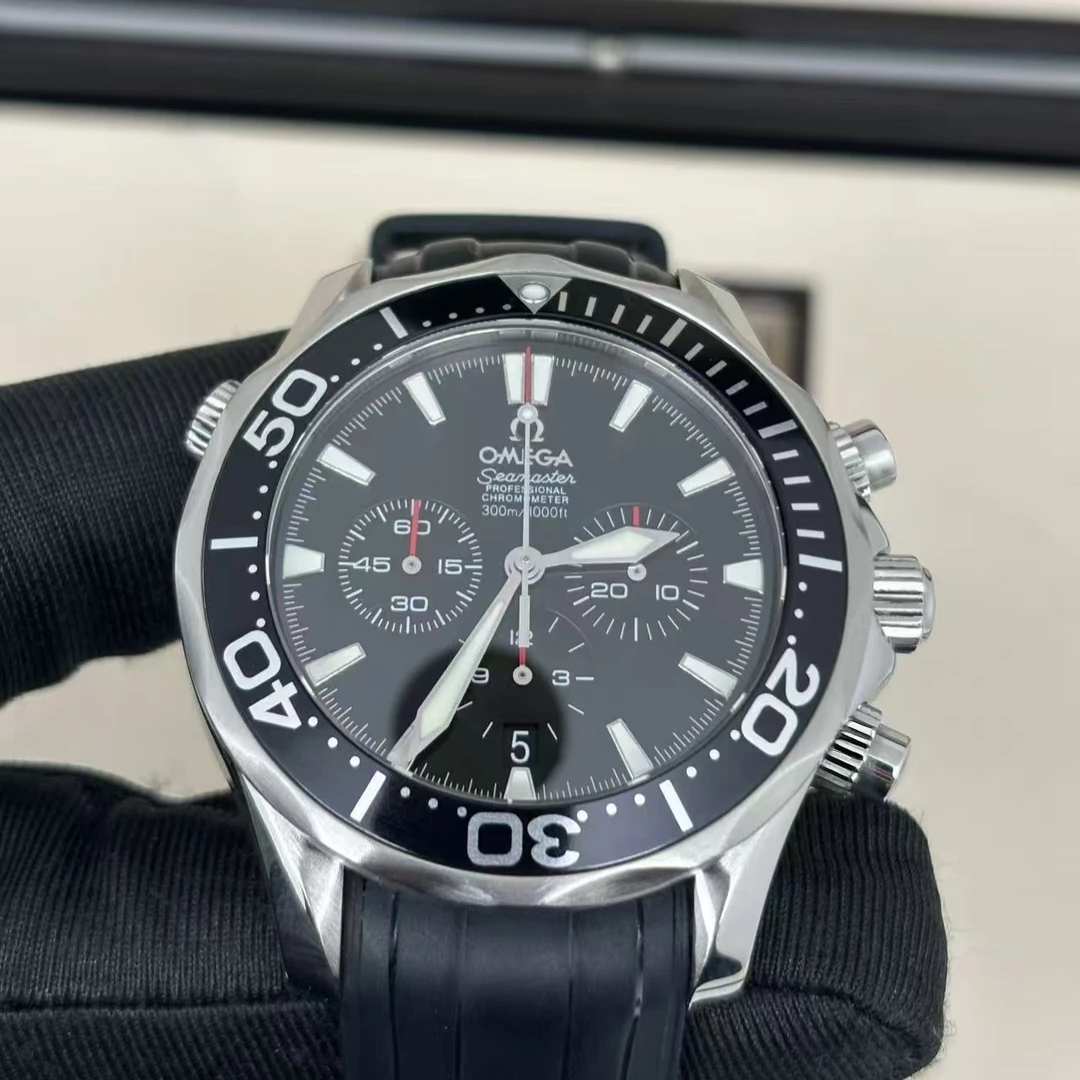 95新 Omega/欧米茄 海马系列/自动/表径41mm