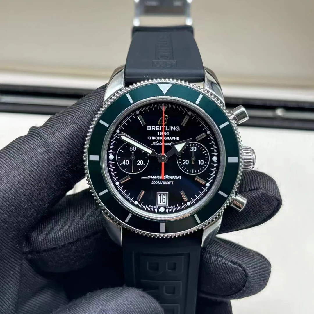 95新 BREITLING/百年灵 超级海洋文化/自动/44mm/17全套公价51600