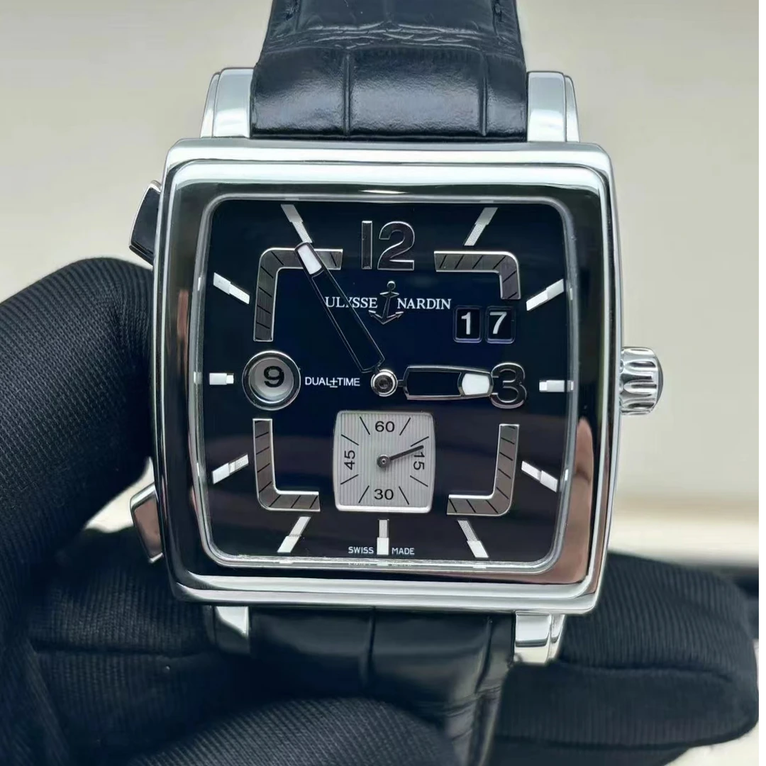 95新 Ulysse Nardin/雅典 鎏金系列/自动/42*54mm/公价8.21w