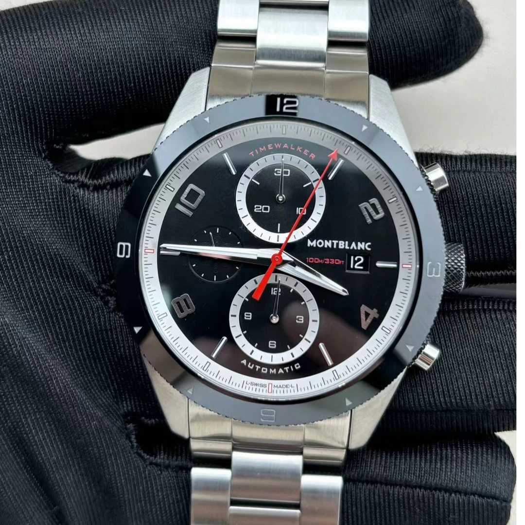 95新 Montblanc/万宝龙 时光行者/自动/43mm/23保卡盒子公价3.43w