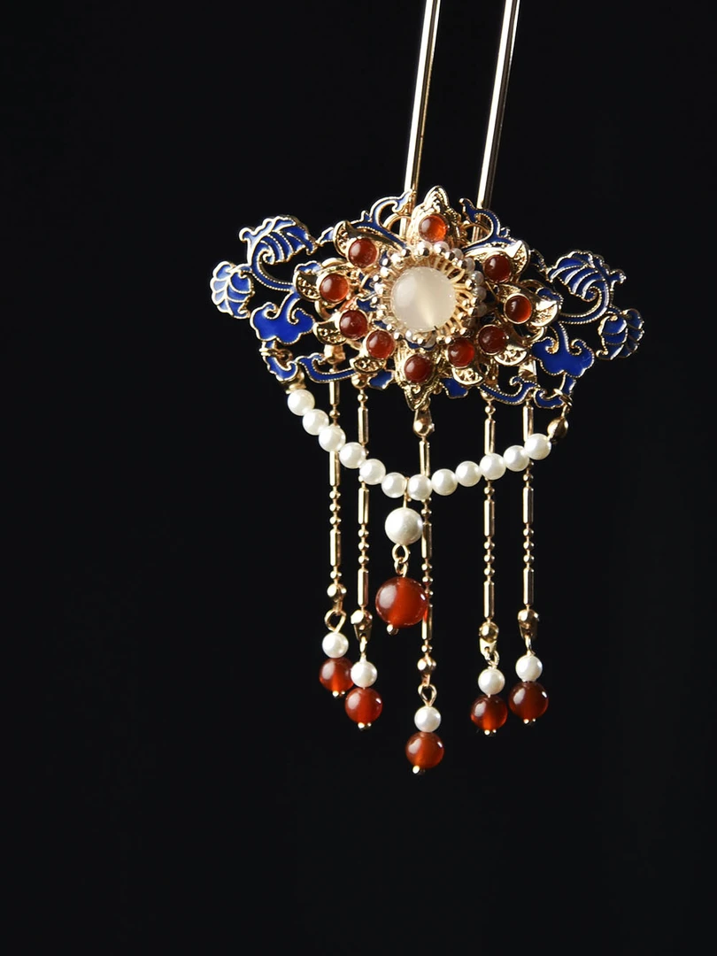 华容珠翠原创发饰国风古典汉服旗袍国风复古日常百搭盘发簪子