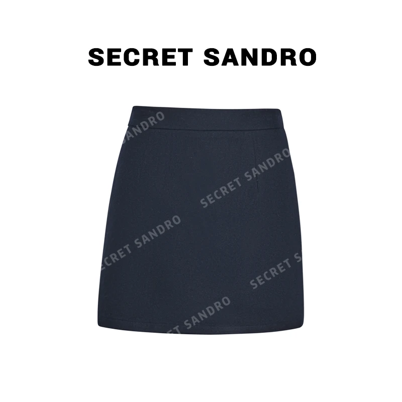 【A字裙】Secret Sandro 鸥纪儿 半裙 B64213338R