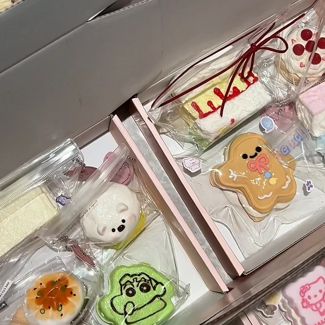 手工硅胶捏捏 新年明盒！（手工制品 默认瑕疵）