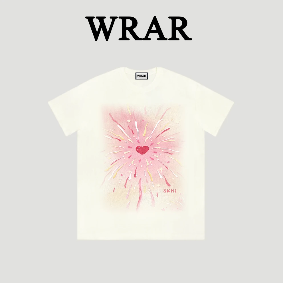 【郭一一专属】烟花 新品动物系列透气宽松T恤圆领慵懒风可爱百搭1