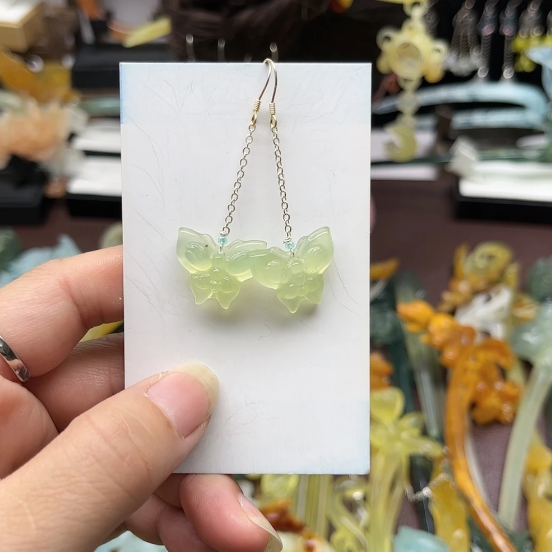 【闪购商品】蛇纹石玉发簪合金