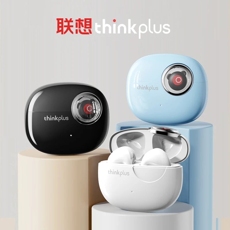 LENOVO联想蓝牙耳机无线入耳式高清通话运动游戏低延迟长续航通用