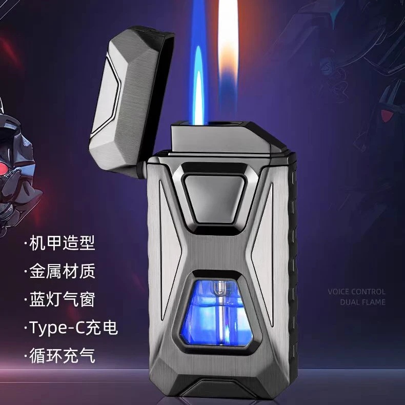 TH653 新款双火感应声控潮流打火机