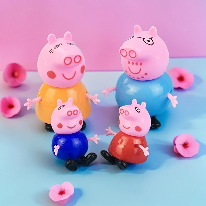 小猪佩奇儿童玩具乔治泥坑猪妈妈过家家摆动乐园佩琪女孩生日礼物