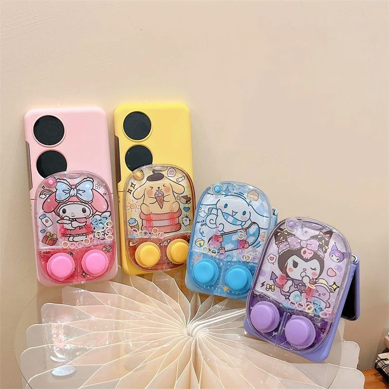 多色套圈游戏机适用华为p50pocket手机壳pocketS折叠屏保护壳宝盒