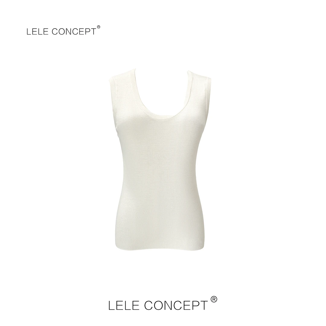 LELE CONCEPT丨「丽」U领针织背心BX035