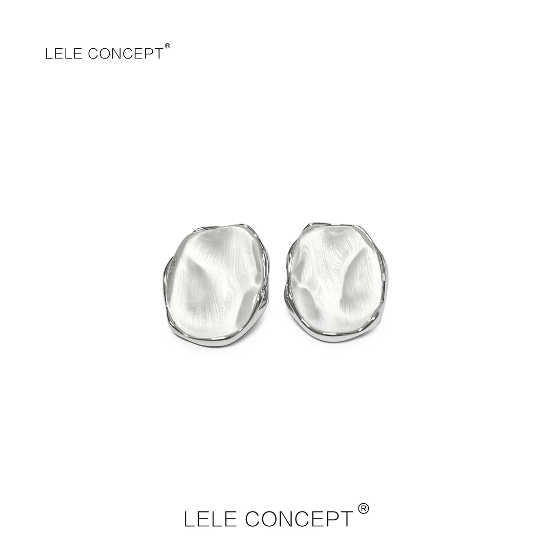LELE CONCEPT 黄铜树脂耳饰 丨包边透明耳环SP0207