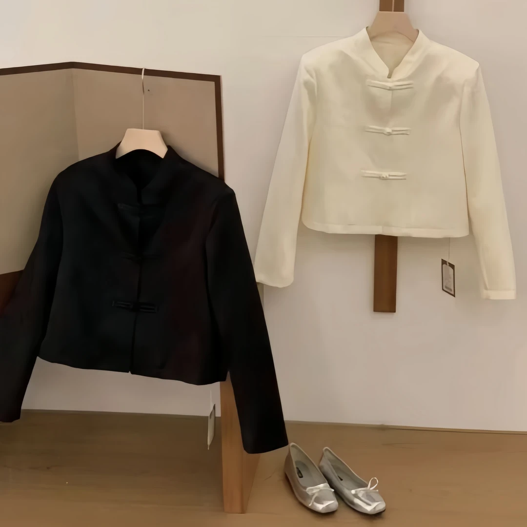 中式格调~新中式重工提花设计款国风外套 S06569