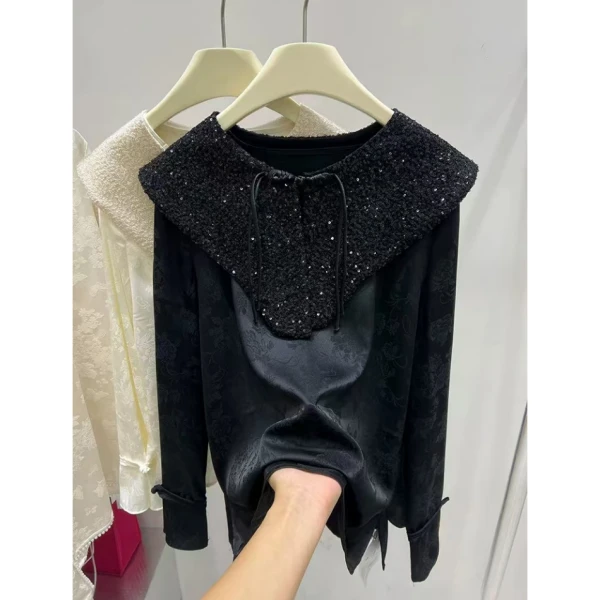 中式格调~新中式国风披肩设计款衬衣 S0071